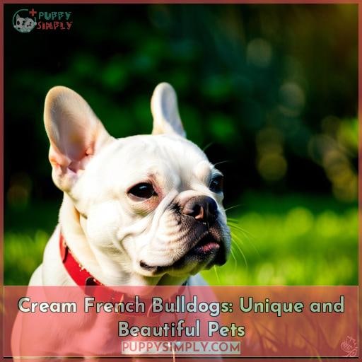 Cream French Bulldogs: Unique and Beautiful Pets