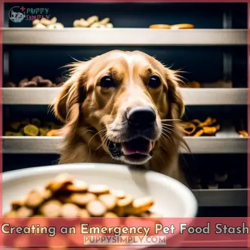 Creating an Emergency Pet Food Stash