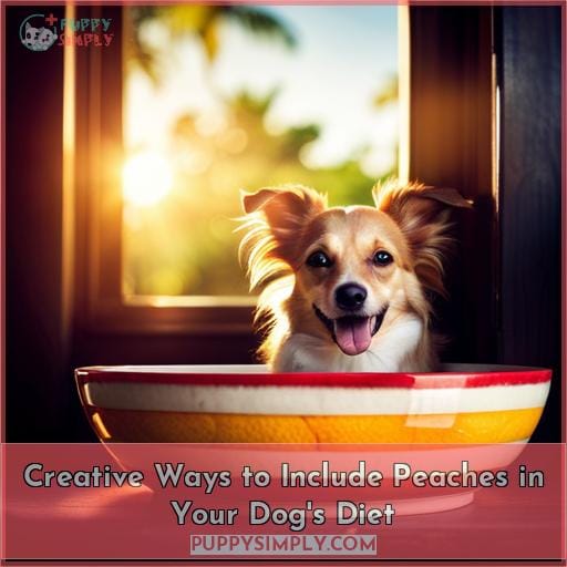 Creative Ways to Include Peaches in Your Dog's Diet