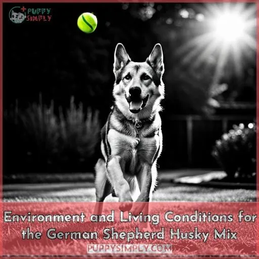 Environment and Living Conditions for the German Shepherd Husky Mix