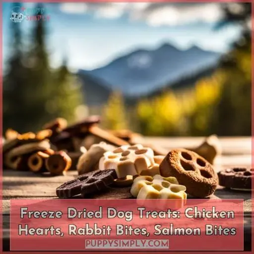 freeze dried dog treats by flavor