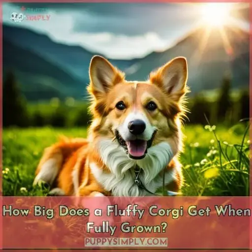 How Big Does a Fluffy Corgi Get When Fully Grown