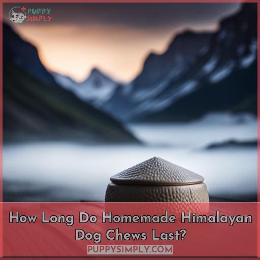 How Long Do Homemade Himalayan Dog Chews Last