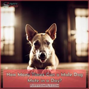 how many times can male dog mate