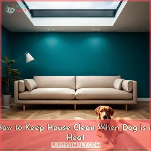 How to Keep House Clean When Dog is in Heat
