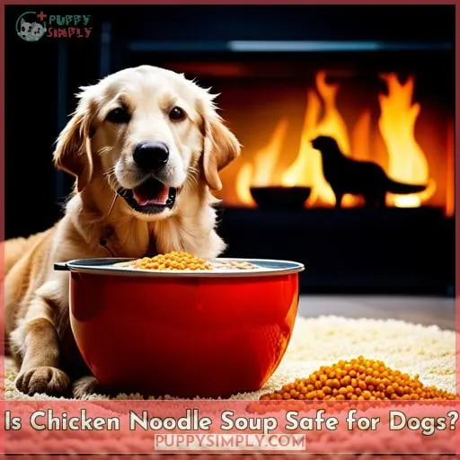 Is Chicken Noodle Soup Safe for Dogs