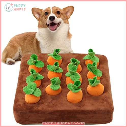 IVVIQQ Interactive Dog Toys，Carrot Snuffle