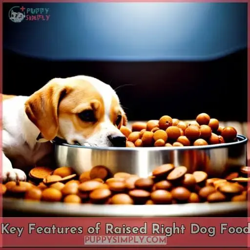 Key Features of Raised Right Dog Food