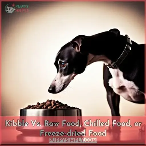 Kibble Vs. Raw Food, Chilled Food, or Freeze-dried Food