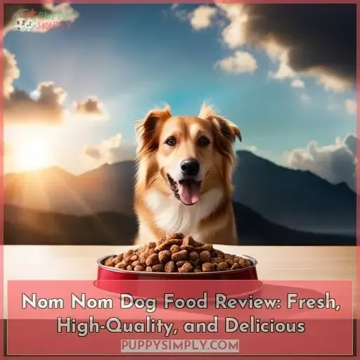 nom nom dog food review