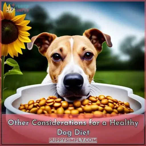 Other Considerations for a Healthy Dog Diet