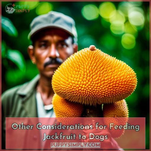 Other Considerations for Feeding Jackfruit to Dogs