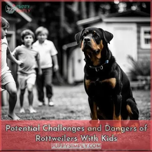 Potential Challenges and Dangers of Rottweilers With Kids