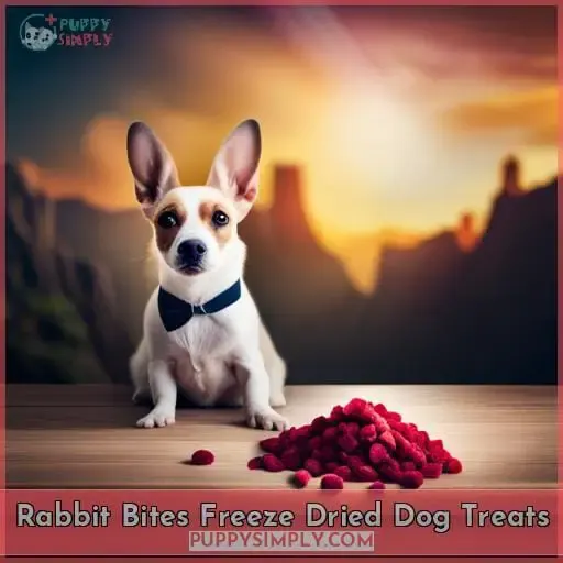 Rabbit Bites Freeze Dried Dog Treats