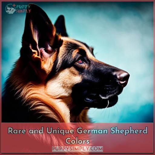 Rare and Unique German Shepherd Colors