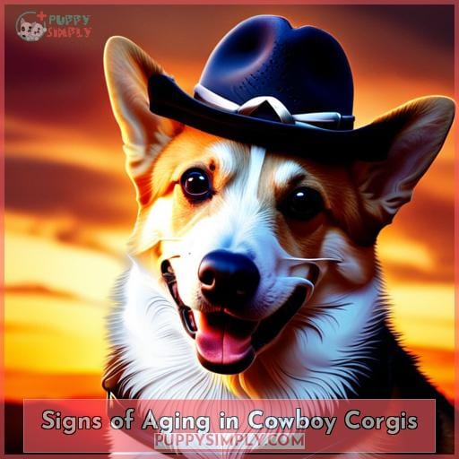 Signs of Aging in Cowboy Corgis