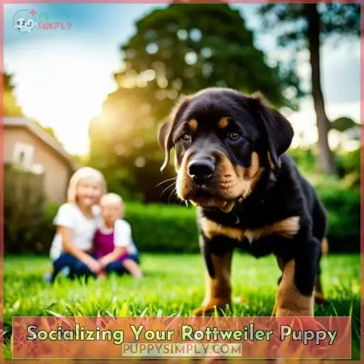 Socializing Your Rottweiler Puppy