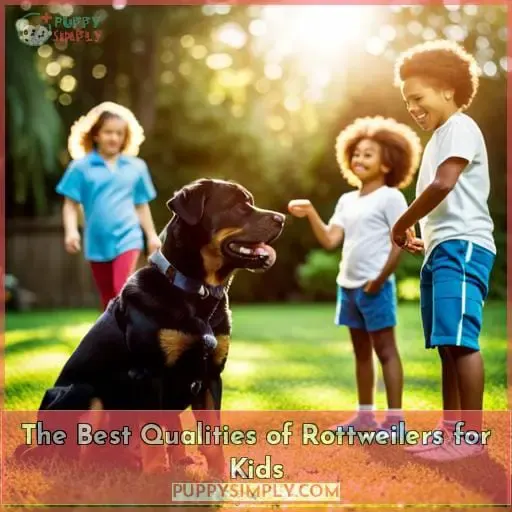 The Best Qualities of Rottweilers for Kids
