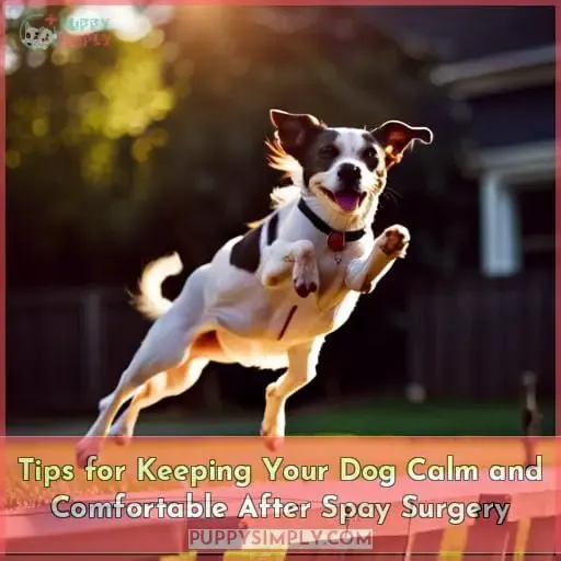 Tips for Keeping Your Dog Calm and Comfortable After Spay Surgery