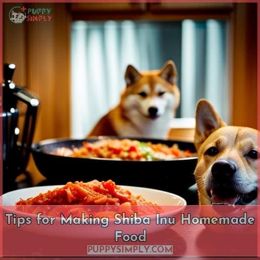 Tips for Making Shiba Inu Homemade Food