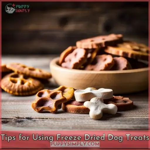 Tips for Using Freeze Dried Dog Treats