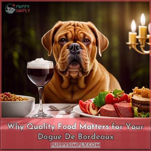 Why Quality Food Matters for Your Dogue De Bordeaux