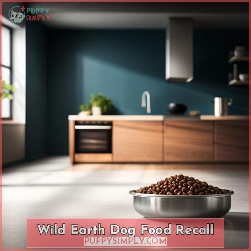 Wild Earth Dog Food Recall