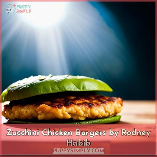 Zucchini Chicken Burgers by Rodney Habib