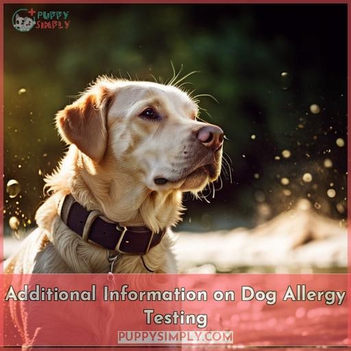 Additional Information on Dog Allergy Testing