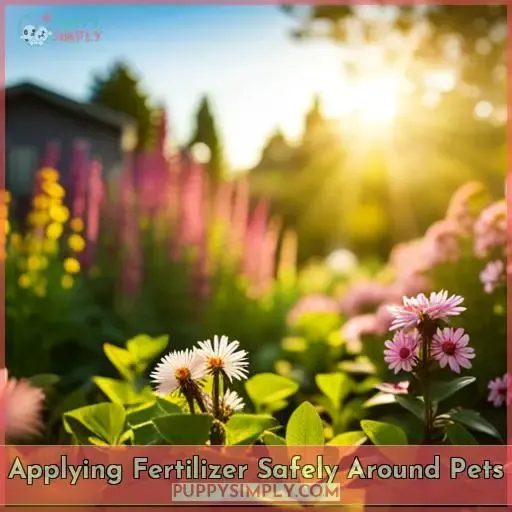 Applying Fertilizer Safely Around Pets