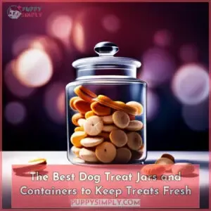 best dog treat jar containers