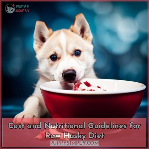 Cost and Nutritional Guidelines for Raw Husky Diet