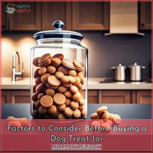 Factors to Consider Before Buying a Dog Treat Jar