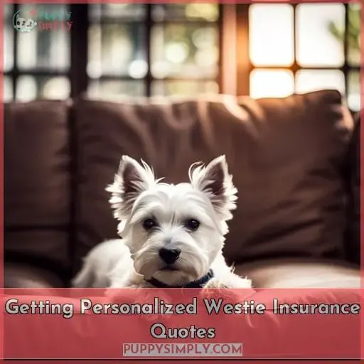 Getting Personalized Westie Insurance Quotes