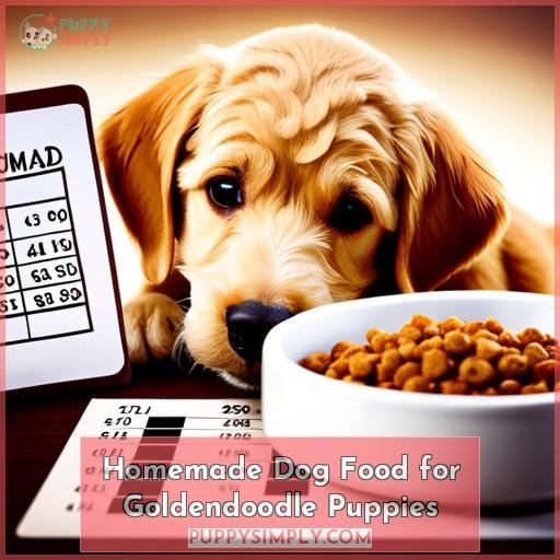 Homemade Dog Food for Goldendoodle Puppies