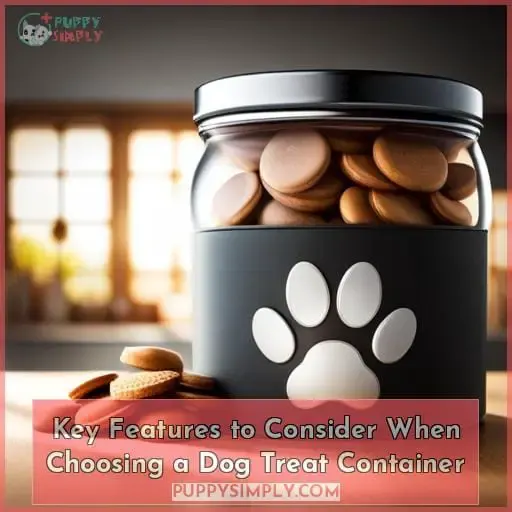 Key Features to Consider When Choosing a Dog Treat Container