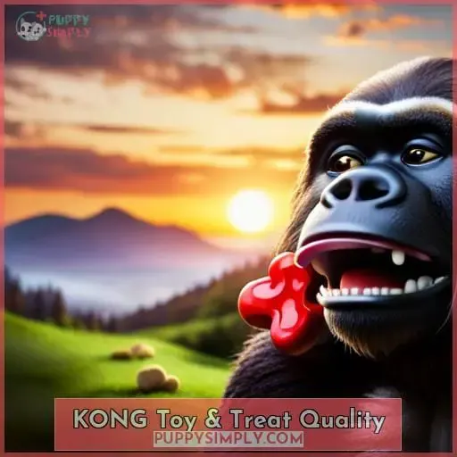 KONG Toy & Treat Quality