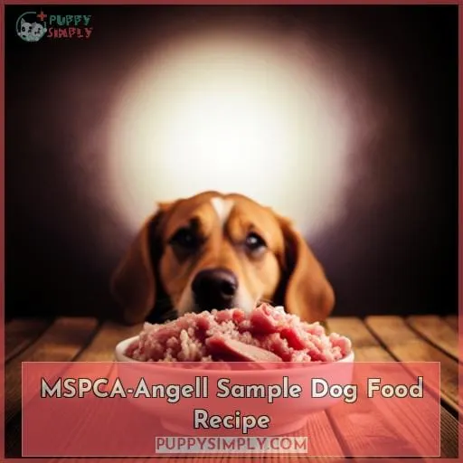 MSPCA-Angell Sample Dog Food Recipe