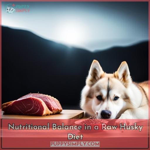 Nutritional Balance in a Raw Husky Diet
