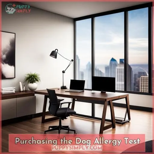 Purchasing the Dog Allergy Test