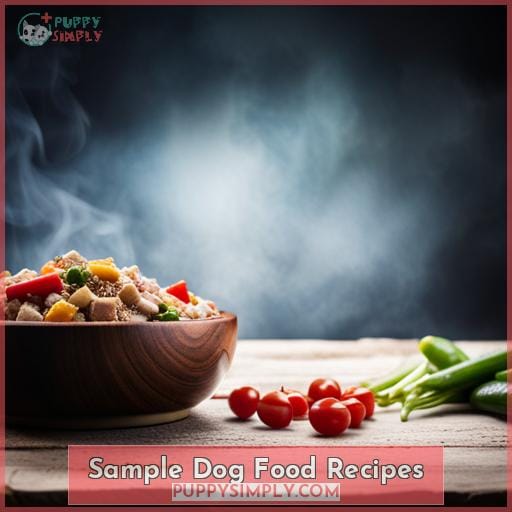 Sample Dog Food Recipes