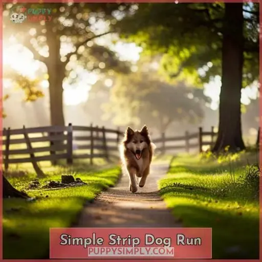 Simple Strip Dog Run
