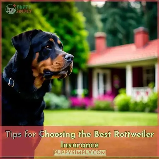 Tips for Choosing the Best Rottweiler Insurance