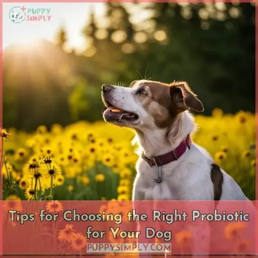 Tips for Choosing the Right Probiotic for Your Dog