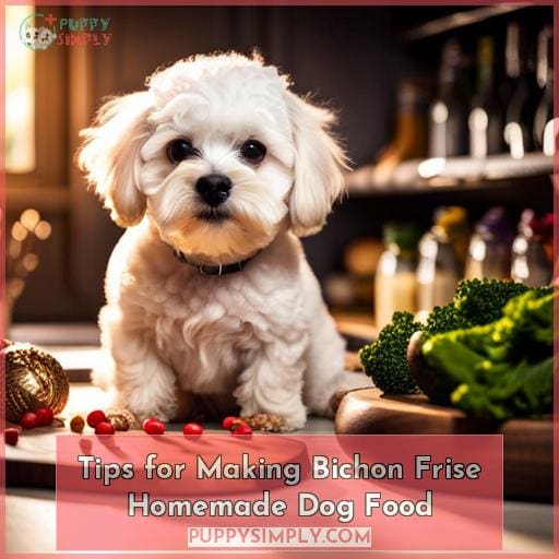 Tips for Making Bichon Frise Homemade Dog Food