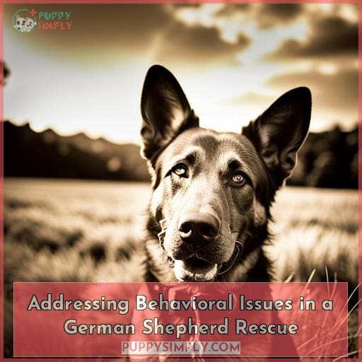 Addressing Behavioral Issues in a German Shepherd Rescue