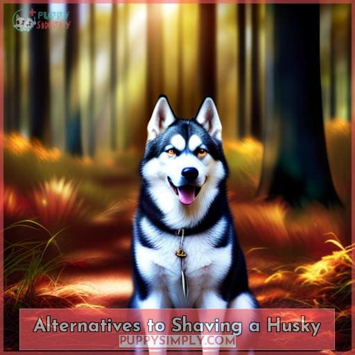 Alternatives to Shaving a Husky