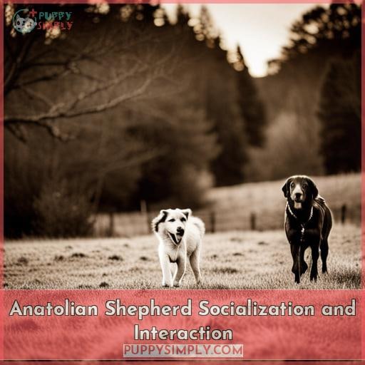 Anatolian Shepherd Socialization and Interaction