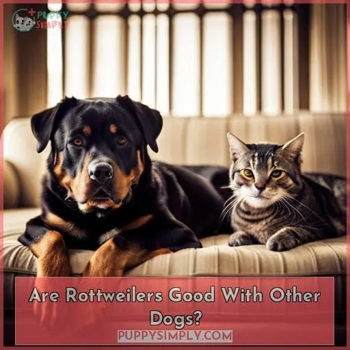 Are Rottweilers Good With Other Dogs