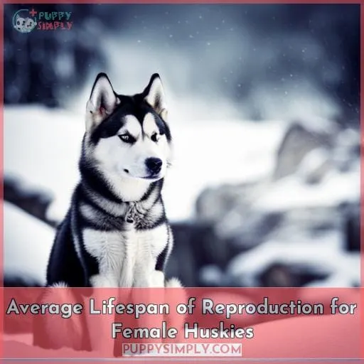 Average Lifespan of Reproduction for Female Huskies